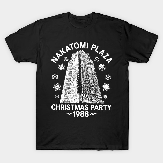 Nakatomi Plaza Christmas Party T-Shirt by Discontrol Std